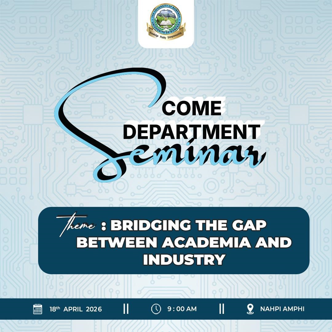 First Computer Engineering Departmental Seminar